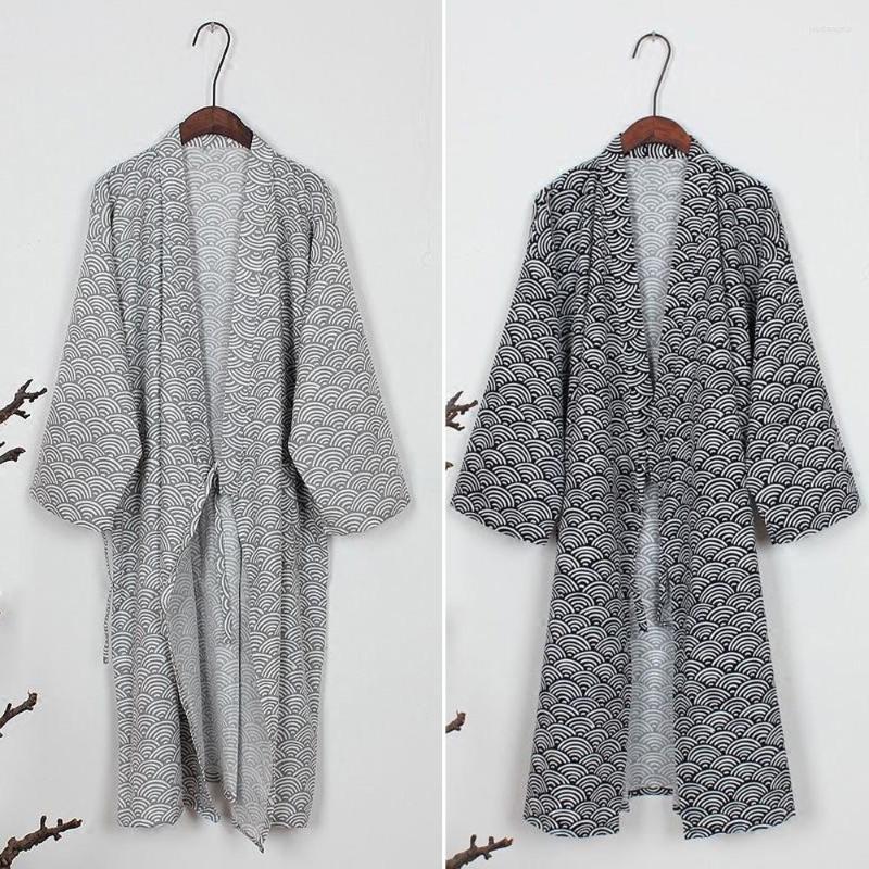 Men's Sleepwear Men's Kimono Yukata Cotton Soft Japanese Loose Fit Robe Gown Nightwear Bathrobe Samurai Costume Clothing Long Bath Robes, Gray
Men's Sleepwear Men's Kimono Yukata Cotton Soft Japanese Loose Fit Robe Gown Nightwear Bathrobe Samurai Costume Clothing Long Bath Robes, Gray