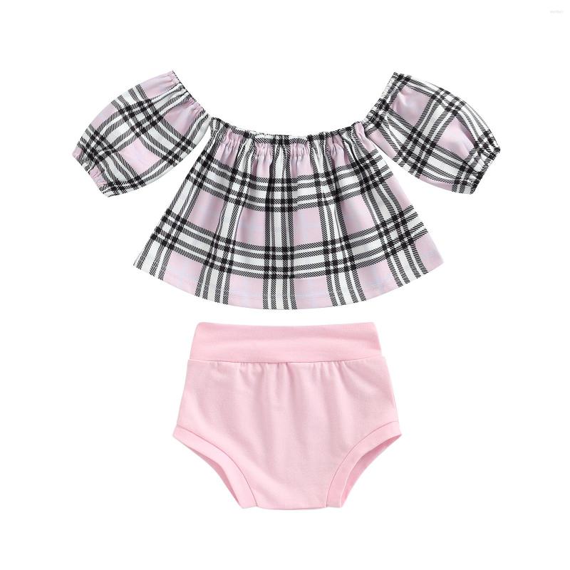 Clothing Sets 2022 Born Baby Girls 2Pcs Clothes Outfit Off Shoulder Short Sleeve Plaid Printed Tops Solid Color Shorts 0-4Y, Picture shown
Clothing Sets 2022 Born Baby Girls 2Pcs Clothes Outfit Off Shoulder Short Sleeve Plaid Printed Tops Solid Color Shorts 0-4Y, Picture shown