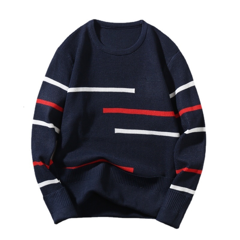 Men's Sweaters Men High Street Knitting Sweater Autumn Winter Warm Pullover Loose Sweater Mens Clothes 221111, My02-blue
Men's Sweaters Men High Street Knitting Sweater Autumn Winter Warm Pullover Loose Sweater Mens Clothes 221111, My02-blue