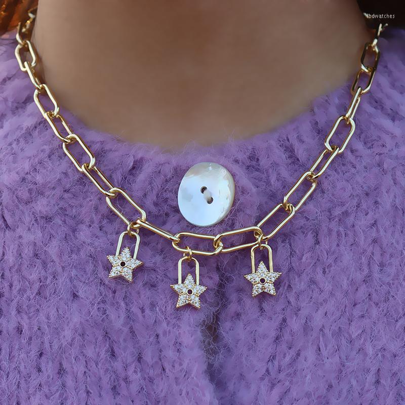 Pendant Necklaces Design Crystal Star Pendants Necklace For Women Girls Gold Color Micro Pave CZ Zirconia Clavicle Chain Jewelry Party Gift
Pendant Necklaces Design Crystal Star Pendants Necklace For Women Girls Gold Color Micro Pave CZ Zirconia Clavicle Chain Jewelry Party Gift