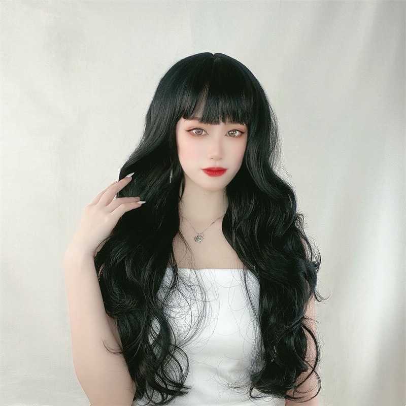 Women's Hair Wigs Lace Synthetic Baby Women's Long Curly Hair Korean Fashion Chemical Fiber Wig Head Set High Temperature Silk, Purple
Women's Hair Wigs Lace Synthetic Baby Women's Long Curly Hair Korean Fashion Chemical Fiber Wig Head Set High Temperature Silk, Purple