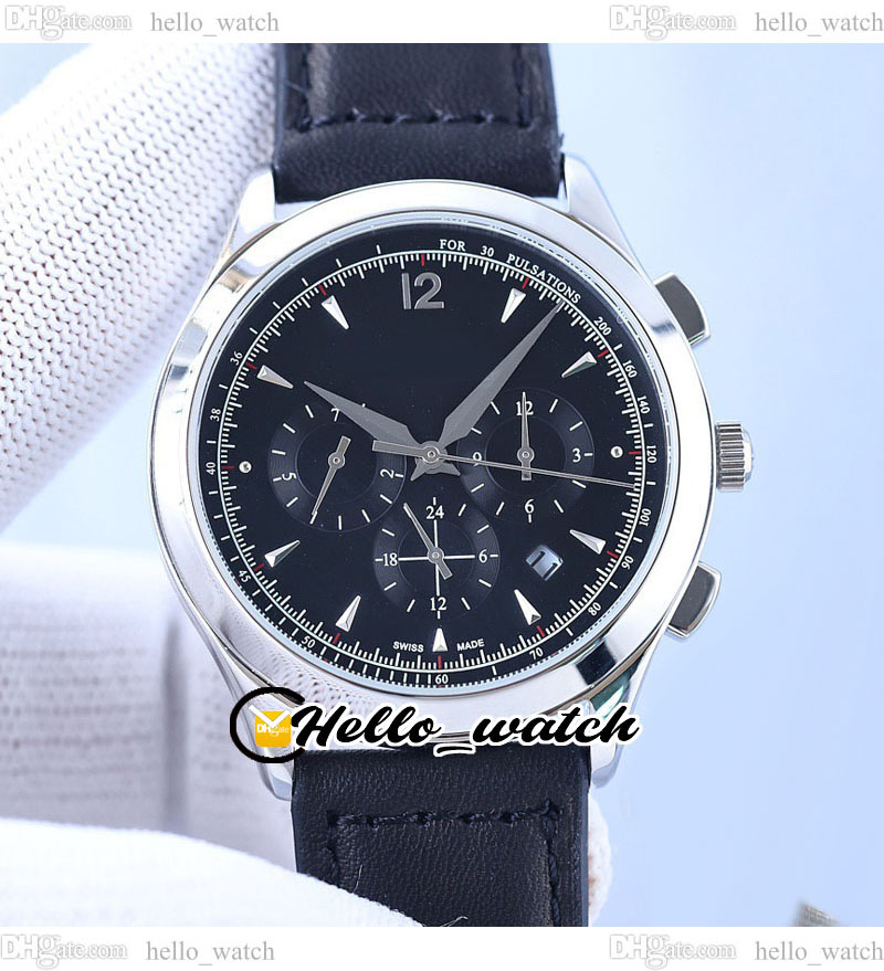 41mm Master Control 1538420 Quartz Chronograph Mens Watch Q153847N Stopwatch Black Dial Steel Case Leather Strap Date New Watches HelloWatch E197b3, E197b (4)
41mm Master Control 1538420 Quartz Chronograph Mens Watch Q153847N Stopwatch Black Dial Steel Case Leather Strap Date New Watches HelloWatch E197b3, E197b (4)