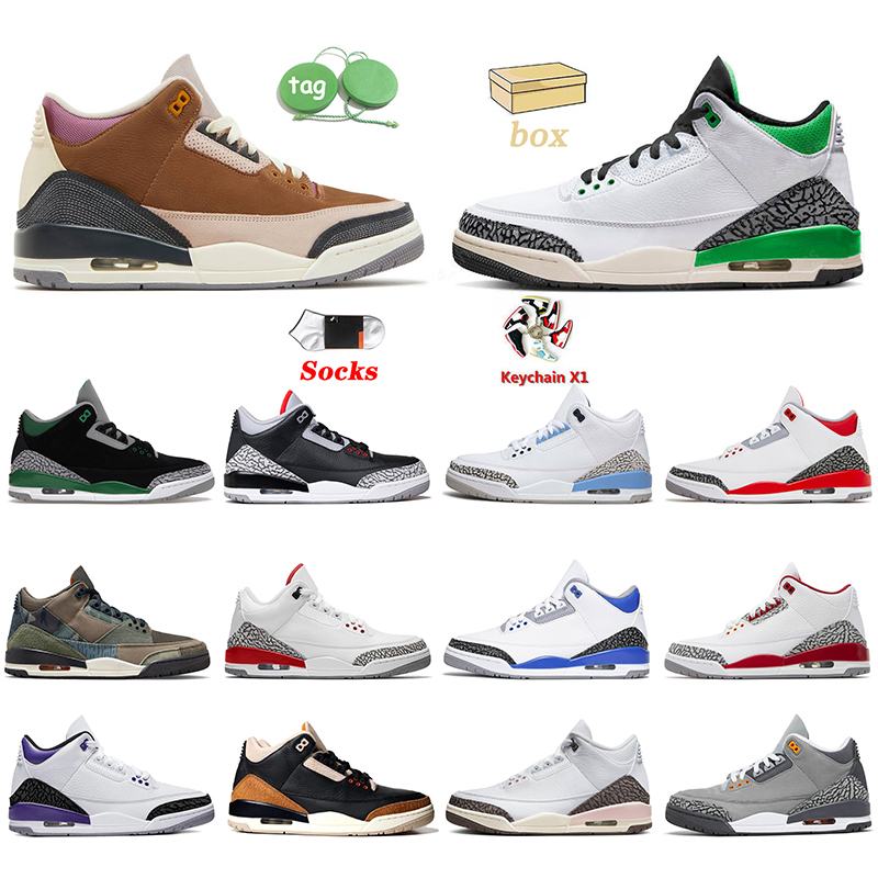 2023 Fashion Designer Mens Basketball Shoes Jumpman 3 3s Winterized Archaeo Brown Lucky Green Fire Red UNC Pine Green Black Cement Trainers Sneakers With Box, D20 36-40
2023 Fashion Designer Mens Basketball Shoes Jumpman 3 3s Winterized Archaeo Brown Lucky Green Fire Red UNC Pine Green Black Cement Trainers Sneakers With Box, D20 36-40