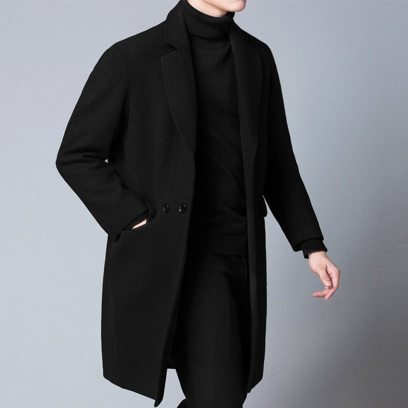 Men's Wool Blends MRMT Brand Handmade Wool Woolen Coat Men's Leisure Long Trench Coat Slim Men's Fashion Outer Wear Clothing Garment 221014, Navy
Men's Wool Blends MRMT Brand Handmade Wool Woolen Coat Men's Leisure Long Trench Coat Slim Men's Fashion Outer Wear Clothing Garment 221014, Navy