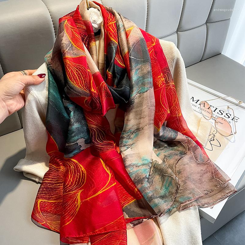 Scarves 2022 Chiffon Shawls Women Lotus 130x180cm Large Gauze Female Beach Towel Hijab Outdoor Lady Wraps Silk Scarf Sunscreen
Scarves 2022 Chiffon Shawls Women Lotus 130x180cm Large Gauze Female Beach Towel Hijab Outdoor Lady Wraps Silk Scarf Sunscreen