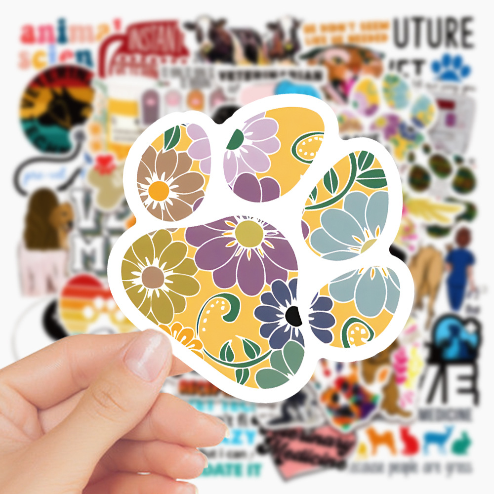 50Pcs Vet Stickers Non-Random For Car Bike Luggage Sticker Laptop Skateboard Motor Water Bottle Snowboard wall Decals Kids Gifts, Multi-color
50Pcs Vet Stickers Non-Random For Car Bike Luggage Sticker Laptop Skateboard Motor Water Bottle Snowboard wall Decals Kids Gifts, Multi-color
