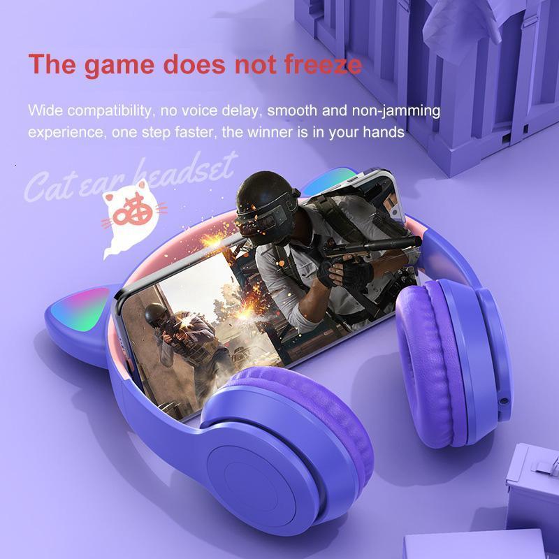 Cell Phone Earphones Wired Overhead Headphones Gaming Earphone Wireless Bluetooth Headset With Microphone Sport Earbud Hands H7931