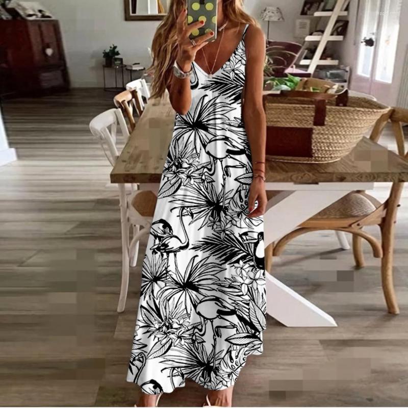 Casual Dresses Spring Summer Women V-Neck Hawaii Printed Sexy Beach Long Maxi Dress Split Sleeveless Vintage Clothing Holiday Vestido, Xy00652x06-a504
Casual Dresses Spring Summer Women V-Neck Hawaii Printed Sexy Beach Long Maxi Dress Split Sleeveless Vintage Clothing Holiday Vestido, Xy00652x06-a504