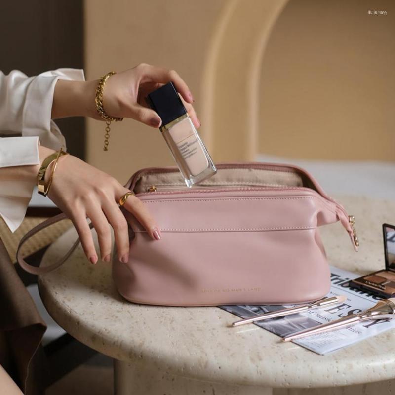Cosmetic Bags Storage Bag Large Capacity Double-layer Waterproof Fine Texture Zipper Closure Space-saving Faux Leather Makeup Brush S, Pink
Cosmetic Bags Storage Bag Large Capacity Double-layer Waterproof Fine Texture Zipper Closure Space-saving Faux Leather Makeup Brush S, Pink
