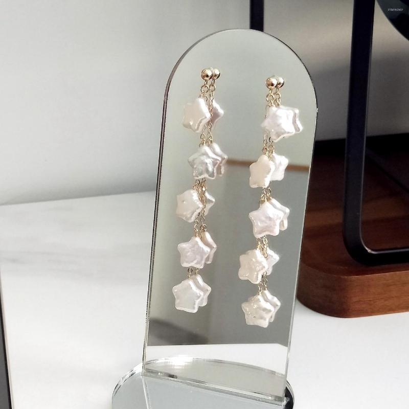 Stud Earrings Lii Ji Stars Shape Freshwater Pearl American 14K Gold Filled Long Handmade Jewelry For Party Wedding
Stud Earrings Lii Ji Stars Shape Freshwater Pearl American 14K Gold Filled Long Handmade Jewelry For Party Wedding