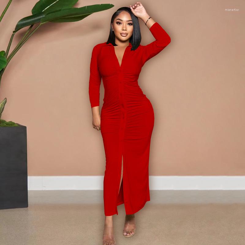 Casual Dresses Elegant Ruched Long Shirt Dress Women 2022 Sleeve V-neck Single Breasted Autumn Winter Slim Work, Black
Casual Dresses Elegant Ruched Long Shirt Dress Women 2022 Sleeve V-neck Single Breasted Autumn Winter Slim Work, Black