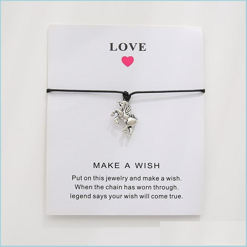 Charm Bracelets Paper Card Handemade Woven Adjustable Bracelets Animal Charm Lucky Rope Bracelet Jewelry Women Girls Small Gift Drop Dh2Vr
Charm Bracelets Paper Card Handemade Woven Adjustable Bracelets Animal Charm Lucky Rope Bracelet Jewelry Women Girls Small Gift Drop Dh2Vr