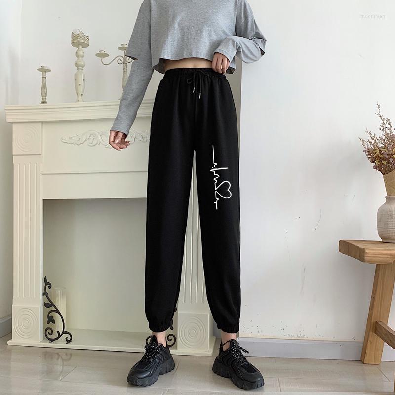 Women' Pants 2022 Autumn Winter Black And White Basic Women Joggers Sweatpants Loose Comfortable High Waist Print With Pockets Trousers
Women' Pants 2022 Autumn Winter Black And White Basic Women Joggers Sweatpants Loose Comfortable High Waist Print With Pockets Trousers