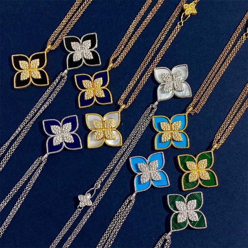 2022 Luxury Three-leaf Clover Princess Flower Long Necklace Female Natural Shell Agate RC Cold Wind Sweater Chain Wholesale
2022 Luxury Three-leaf Clover Princess Flower Long Necklace Female Natural Shell Agate RC Cold Wind Sweater Chain Wholesale