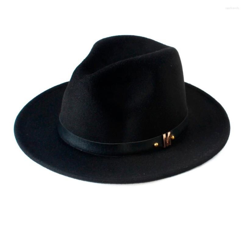 Berets Fashion Wool Women's Black Fedora Hat For Laday Woolen Wide Brim Jazz Cap Vintage Panama Sun Top 20
Berets Fashion Wool Women's Black Fedora Hat For Laday Woolen Wide Brim Jazz Cap Vintage Panama Sun Top 20