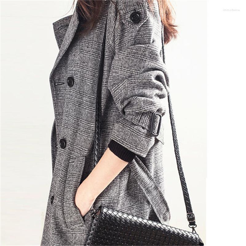 Women' Trench Coats Women Temperament Genuine Good Quality Windbreaker Female Spring Autumn Korean Mid-Length Slim Plaid Double-Breasted
Women' Trench Coats Women Temperament Genuine Good Quality Windbreaker Female Spring Autumn Korean Mid-Length Slim Plaid Double-Breasted
