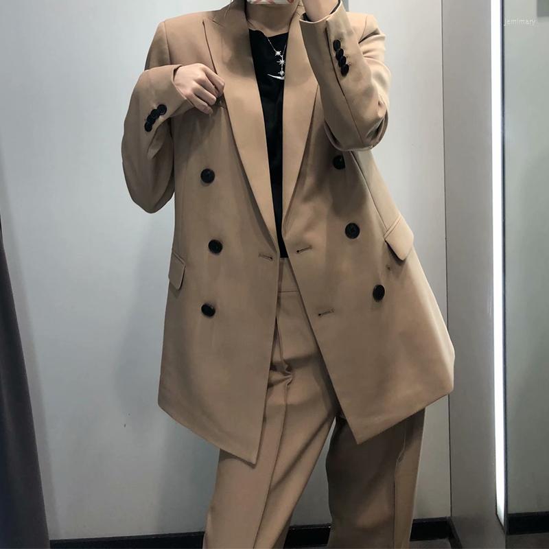 Women' Two Piece Pants Double Breasted Stylish Office Lady Women' Suit Set For Work Women Slim Fit Casual Jacket Blazer, 001
Women' Two Piece Pants Double Breasted Stylish Office Lady Women' Suit Set For Work Women Slim Fit Casual Jacket Blazer, 001
