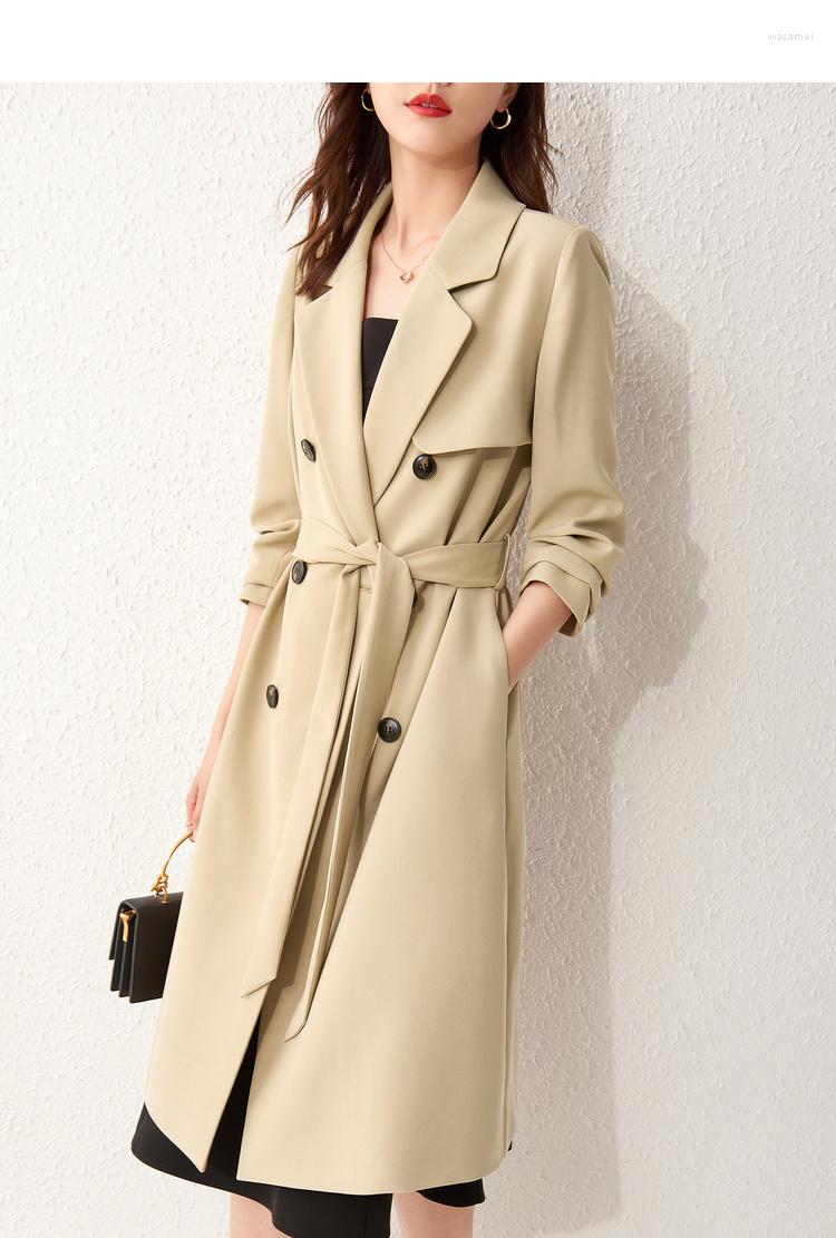 Women' Trench Coats 2022 Early Autumn Temperament Windbreaker Loose Coat Women' Spring And Middle Long, Black
Women' Trench Coats 2022 Early Autumn Temperament Windbreaker Loose Coat Women' Spring And Middle Long, Black