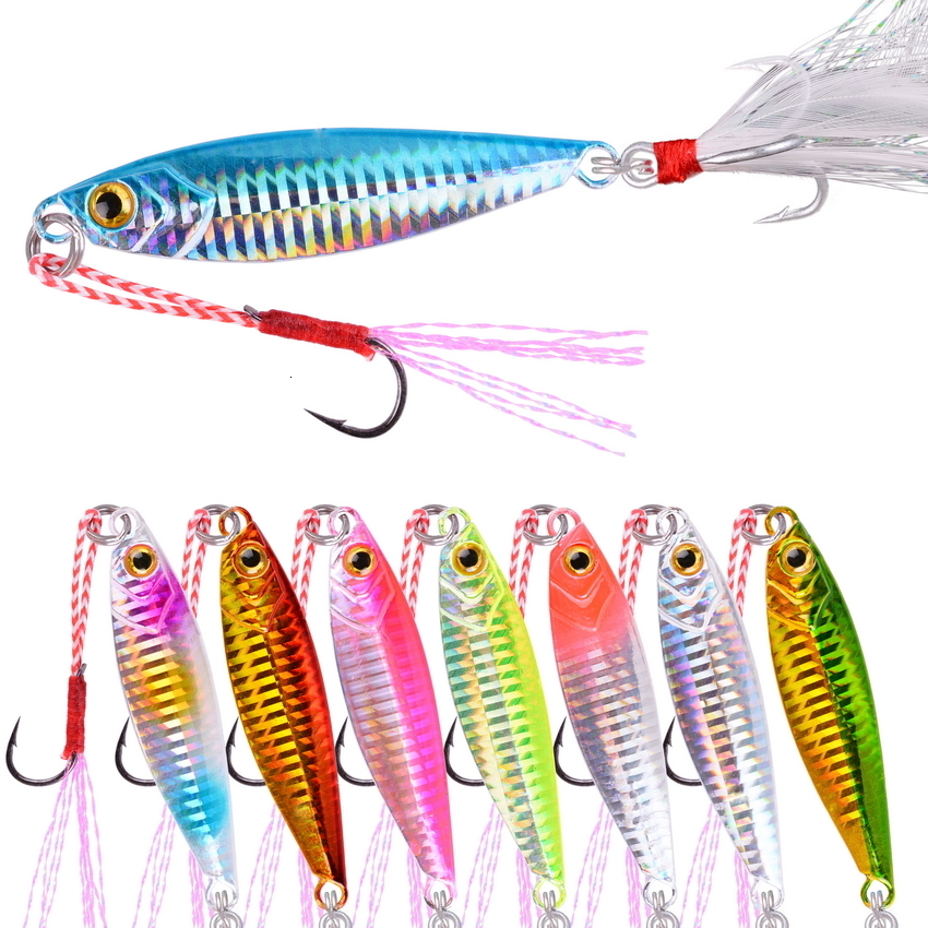 Baits Lures 7pcs Fishing Spoon Spinnerbait Metal Lure Tuna Tackle Minnow Jigging Pesca 7g 10g 15g 20g 25g 30g 40g 60g 221111
Baits Lures 7pcs Fishing Spoon Spinnerbait Metal Lure Tuna Tackle Minnow Jigging Pesca 7g 10g 15g 20g 25g 30g 40g 60g 221111