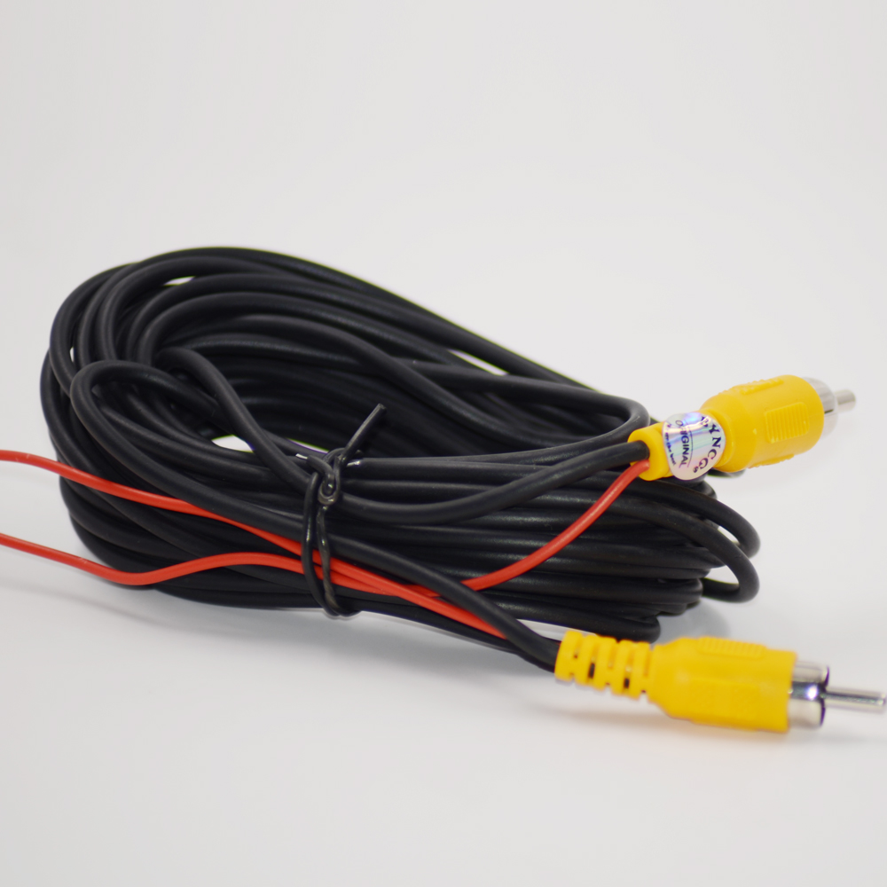 New Wire Cable RCA Video Cable 10M for Rear View Camera 10 15 20M RCA Video Cable Car Reverse Rear View Parking Camera