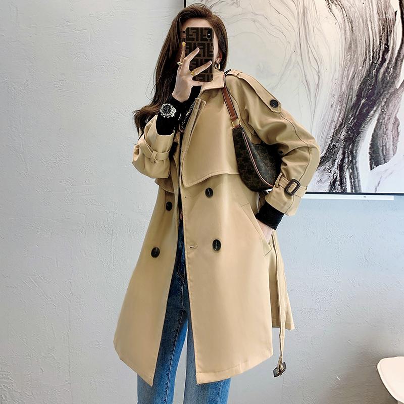 Women' Trench Coats 2022 Autumn Women' Casual Coat Oversize Double Breasted Vintage Outwear Baggy Clothing Windbreaker Chaquetas Mujer, Beige
Women' Trench Coats 2022 Autumn Women' Casual Coat Oversize Double Breasted Vintage Outwear Baggy Clothing Windbreaker Chaquetas Mujer, Beige