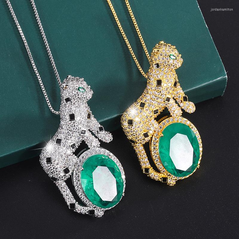 Pendant Necklaces NurmWung 2022 European American Retro Simulation Emerald Leopard Necklace For Women Fashion Jewelry Christmas Gift
Pendant Necklaces NurmWung 2022 European American Retro Simulation Emerald Leopard Necklace For Women Fashion Jewelry Christmas Gift