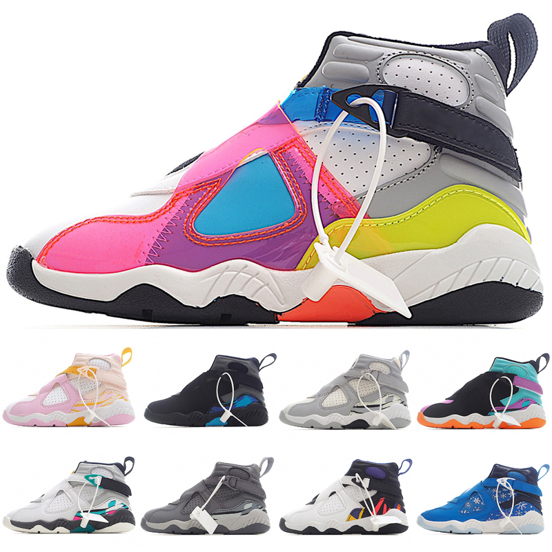 Jumpman 8 Cool Grey Kids Basketball Shoes VIII 8s Orange Pearl Arctic Pink White Multi-Color for Boy Girls Youth Children Athletic Outdoor Shoes Size 22-35, As photo 1
Jumpman 8 Cool Grey Kids Basketball Shoes VIII 8s Orange Pearl Arctic Pink White Multi-Color for Boy Girls Youth Children Athletic Outdoor Shoes Size 22-35, As photo 1