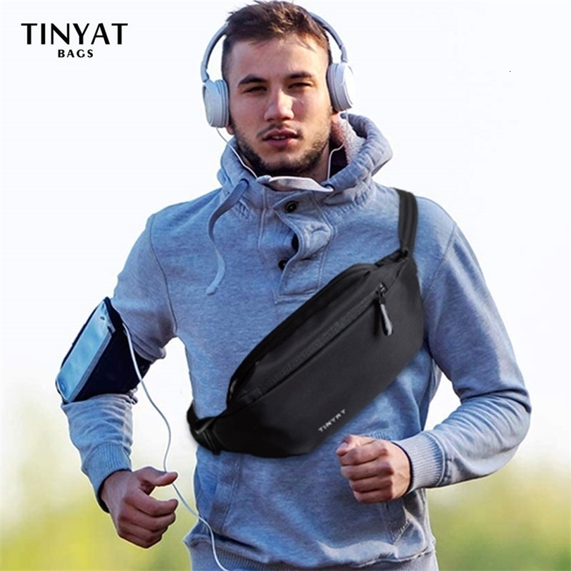 Waist Bags TINYAT Men PU Outside Sports Fanny Pack Man Waterproof Belt Pouch Anti Thef Packs Black chest pack For 221114, Gray
Waist Bags TINYAT Men PU Outside Sports Fanny Pack Man Waterproof Belt Pouch Anti Thef Packs Black chest pack For 221114, Gray