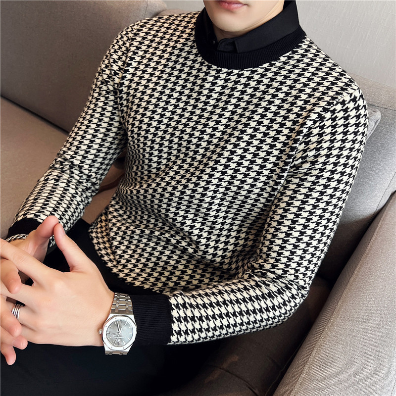 Men's Sweaters Brand Clothing Men Winter Thermal Knitting Sweater/Male Slim Fit High Quality Shirt Collar Fake two Piece Pullover Sweatres 221114, Black
Men's Sweaters Brand Clothing Men Winter Thermal Knitting Sweater/Male Slim Fit High Quality Shirt Collar Fake two Piece Pullover Sweatres 221114, Black