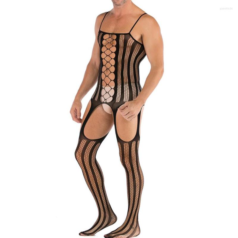 Men's Sleepwear Men's Sexy Open Crotch Tight Stockings Teddies Bodysuits Underwear Lingerie Mesh Nightwear, A-009
Men's Sleepwear Men's Sexy Open Crotch Tight Stockings Teddies Bodysuits Underwear Lingerie Mesh Nightwear, A-009