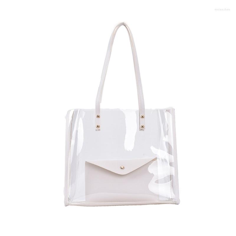 Evening Bags Transparent PVC Shoulder For Women Girls Purse Handbag Fashion Jelly Large Shopping Tote Summer Beach Bag, White
Evening Bags Transparent PVC Shoulder For Women Girls Purse Handbag Fashion Jelly Large Shopping Tote Summer Beach Bag, White