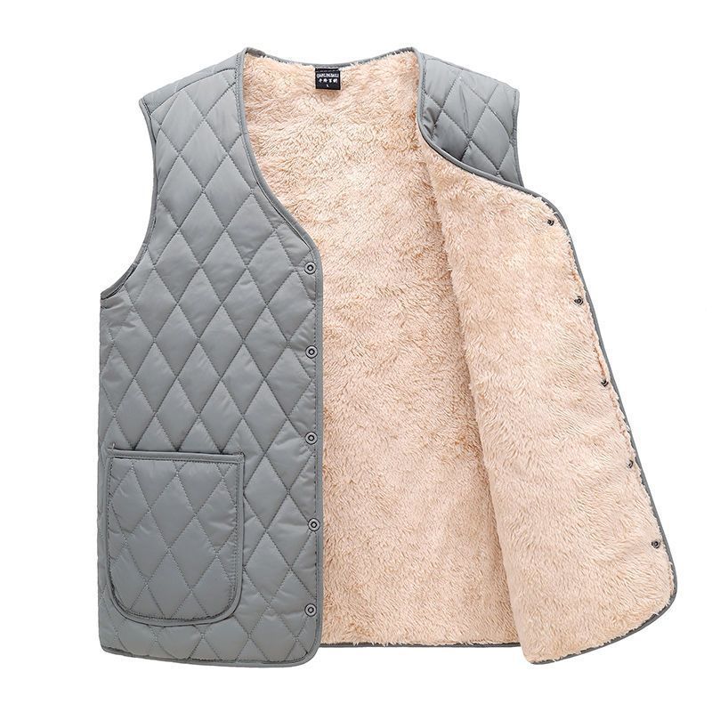 Men's Vests 2023 Autumn Winter Men Plus Velvet Warm Vest Male Vneck Down Cotton Sleeveless Coats Men Short Solid Color Waistcoat V78 221014, Black
Men's Vests 2023 Autumn Winter Men Plus Velvet Warm Vest Male Vneck Down Cotton Sleeveless Coats Men Short Solid Color Waistcoat V78 221014, Black