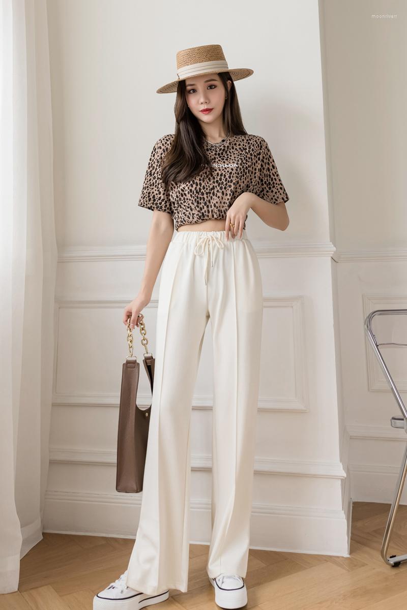 Women' Pants Summer Wide Leg Women Lace-up Korean Style Loose Leisure High Waists Female Long Daily Trousers Streetwear, Black
Women' Pants Summer Wide Leg Women Lace-up Korean Style Loose Leisure High Waists Female Long Daily Trousers Streetwear, Black