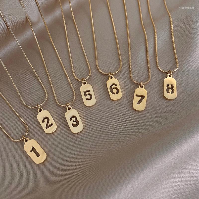 Choker 2022 Classic Lucky Number Pendant Titanium Steel Short Necklace For Woman Fashion Jewelry Party Girl's Sexy Clavicle Chain
Choker 2022 Classic Lucky Number Pendant Titanium Steel Short Necklace For Woman Fashion Jewelry Party Girl's Sexy Clavicle Chain