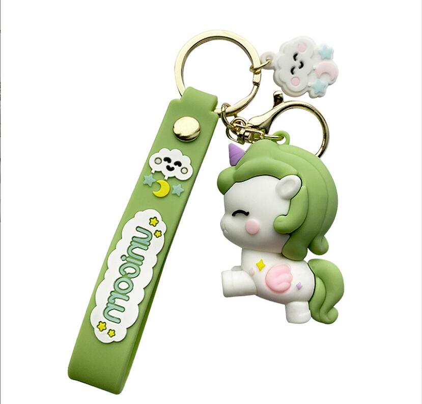 Cartoon Unicorn PVC Pendant Jewelry Key chain Backpack Ornament Car key Ring About 50g, Mix
Cartoon Unicorn PVC Pendant Jewelry Key chain Backpack Ornament Car key Ring About 50g, Mix