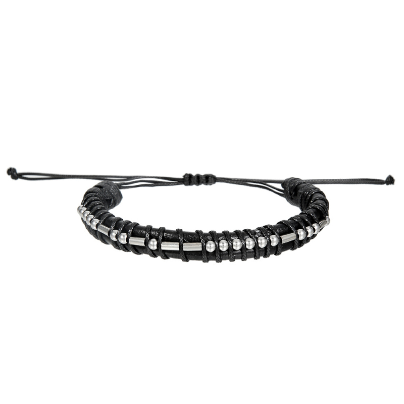 Never Give Up Morse Code Charm Bracelets Braided Couple Bracelet for Lovers Gift