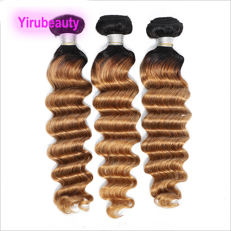 Brazilian Virgin Human Hair Loose Deep 3 Bundles 1B/27 Peruvian Double Wefts Ombre Color 10-34inch Yirubeauty Curly, 1b/30
Brazilian Virgin Human Hair Loose Deep 3 Bundles 1B/27 Peruvian Double Wefts Ombre Color 10-34inch Yirubeauty Curly, 1b/30