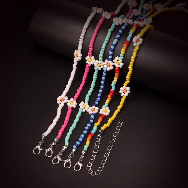Choker Korea Lovely Flowers Colorful Beaded Charm Statement Short Necklace For Women Bohemia Vacation Jewelry
Choker Korea Lovely Flowers Colorful Beaded Charm Statement Short Necklace For Women Bohemia Vacation Jewelry