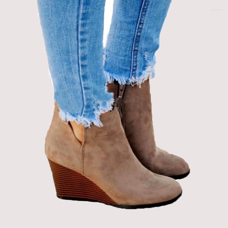 Dress Shoes Women High Heel Wedges Female Flock Short Plush Zip 2022 Spring Autumn Ladies Casual Footwear Big Size 43, Black
Dress Shoes Women High Heel Wedges Female Flock Short Plush Zip 2022 Spring Autumn Ladies Casual Footwear Big Size 43, Black