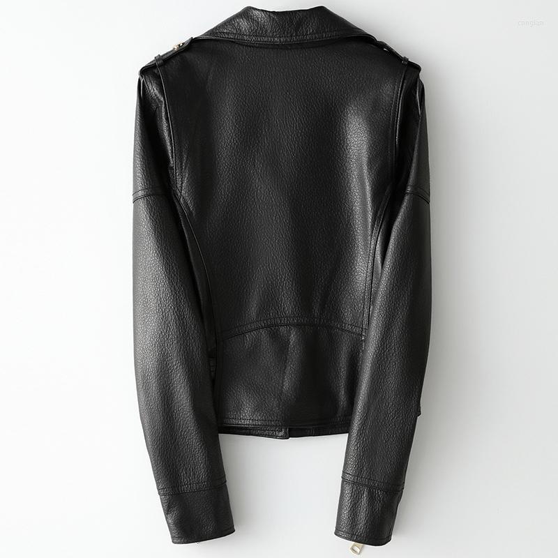 Women's Leather Real Jacket Spring Autumn Women Clothes 2022 Genuine Sheepskin Coat Female Korean Bomber Jackets MY4734, Black
Women's Leather Real Jacket Spring Autumn Women Clothes 2022 Genuine Sheepskin Coat Female Korean Bomber Jackets MY4734, Black