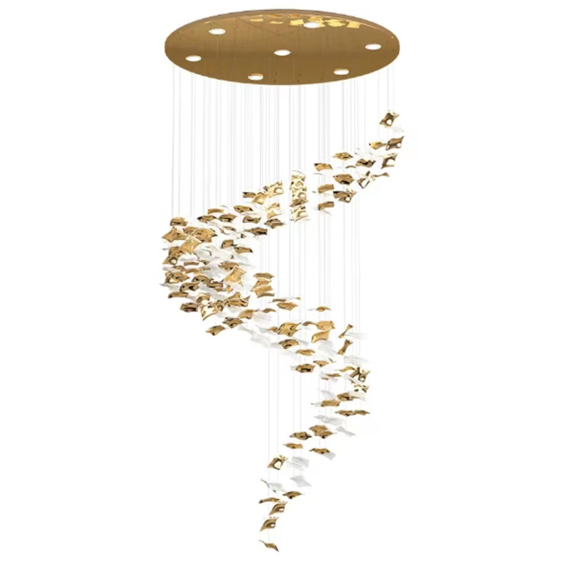 Pendant Lamps Luxury Gold and White Square Art Glass Chandelier Modern Large Living Room Home Decor Hanging Light Creative Design Hotel Indoor LED Lighting GC002
Pendant Lamps Luxury Gold and White Square Art Glass Chandelier Modern Large Living Room Home Decor Hanging Light Creative Design Hotel Indoor LED Lighting GC002