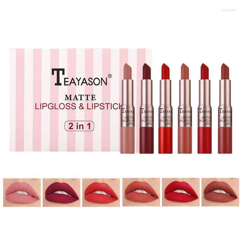 Lip Gloss Long-lasting Matte Lipstick Set 6 Pcs Liquid Long Lasting Waterproof Non-stick Cup Beauty, Red
Lip Gloss Long-lasting Matte Lipstick Set 6 Pcs Liquid Long Lasting Waterproof Non-stick Cup Beauty, Red