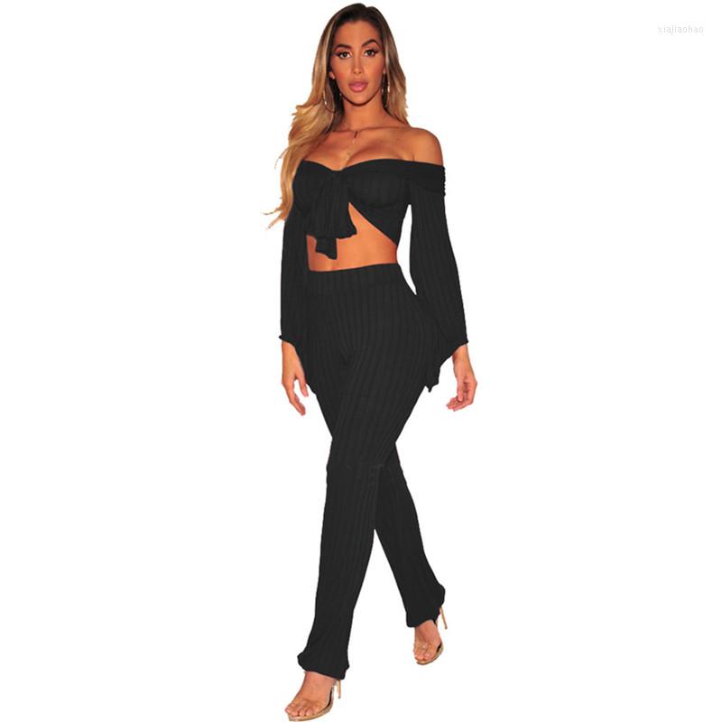 Women' Two Piece Pants Outfits For Women Strapless Long Sleeve Sexy Clubwear Crop Top Sets Bodycon, Black
Women' Two Piece Pants Outfits For Women Strapless Long Sleeve Sexy Clubwear Crop Top Sets Bodycon, Black