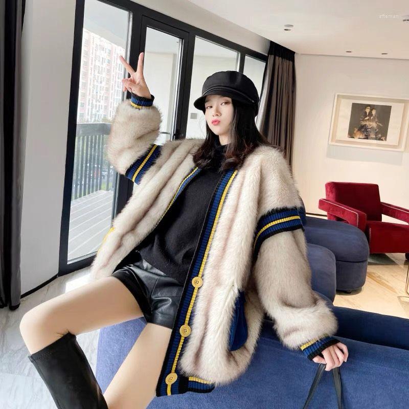 Women' Fur 2022 Women Fashion Faux Jacket Quality Coat Autumn Winter Warm Soft Slim Fake Overcoat Casual Outerwear H26, Creamy-white
Women' Fur 2022 Women Fashion Faux Jacket Quality Coat Autumn Winter Warm Soft Slim Fake Overcoat Casual Outerwear H26, Creamy-white