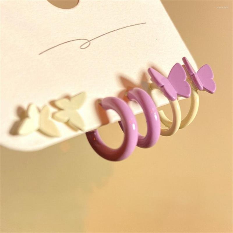 Hoop Earrings Japan Korean Cute Colorful Acrylic Butterfly Sets For Woman Paint Ear Stud Mini Sweet Girl Gift Jewelry
Hoop Earrings Japan Korean Cute Colorful Acrylic Butterfly Sets For Woman Paint Ear Stud Mini Sweet Girl Gift Jewelry