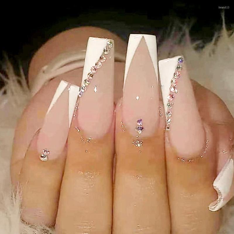 False Nails 1 Set Excellent Plastic Manicure Tips Vibrant Color Fade-Resistant Long Full Cover Press On Fake
False Nails 1 Set Excellent Plastic Manicure Tips Vibrant Color Fade-Resistant Long Full Cover Press On Fake