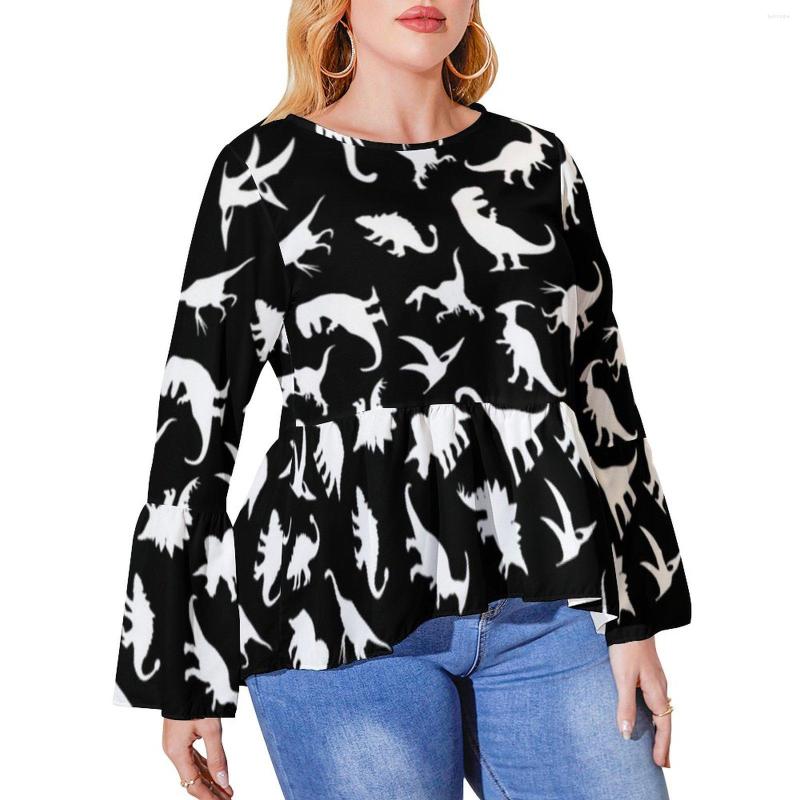 Shirt Fun Dinosaurs Pattern T Shirts Graphic Cute Dino Vintage Woman Long Sleeve Street Wear Tshirt Print Top Tees Plus Size, Style-1 
Shirt Fun Dinosaurs Pattern T Shirts Graphic Cute Dino Vintage Woman Long Sleeve Street Wear Tshirt Print Top Tees Plus Size, Style-1
