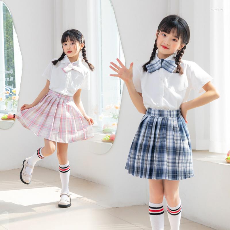 Clothing Sets Girls Summer Set White Shirt Plaid Pleated Skirt Japanese Style School JK Uniform Students Clothes With Tie Bow Kawaii Outfits, 1pcs skirt
Clothing Sets Girls Summer Set White Shirt Plaid Pleated Skirt Japanese Style School JK Uniform Students Clothes With Tie Bow Kawaii Outfits, 1pcs skirt