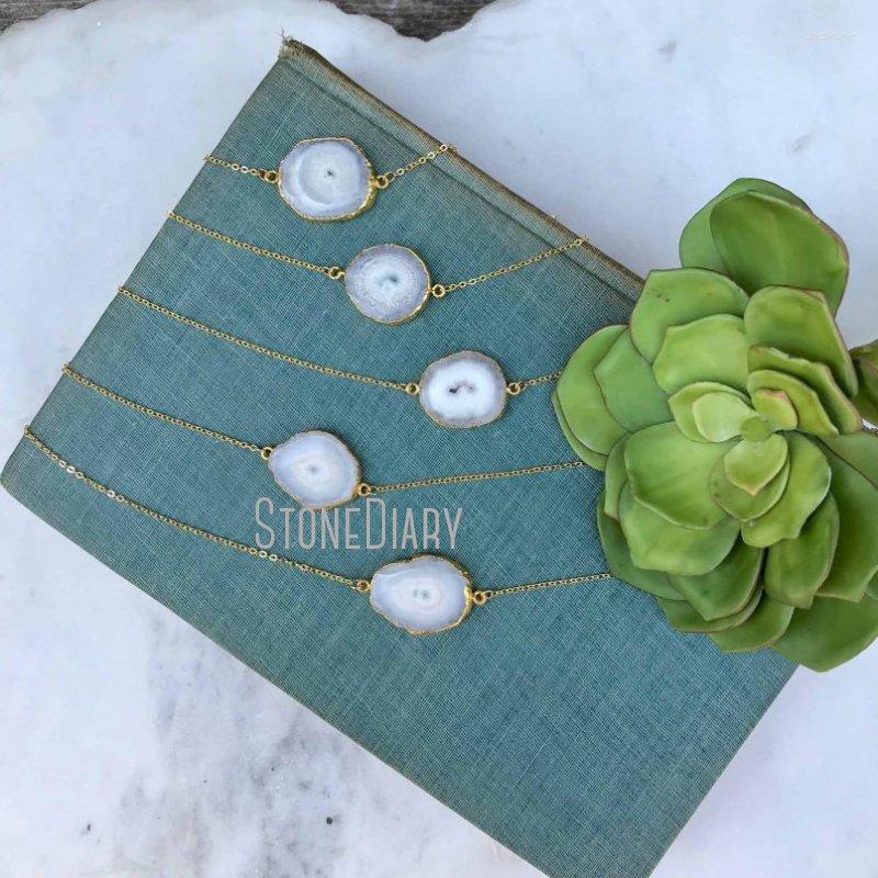 Pendant Necklaces NM36620 White Solar Quartz Necklace 14k Gold Filled Stalactite Agate Round Boho Chic Gift Idea
Pendant Necklaces NM36620 White Solar Quartz Necklace 14k Gold Filled Stalactite Agate Round Boho Chic Gift Idea