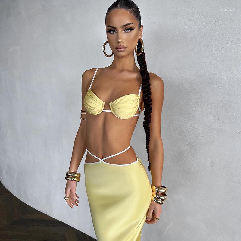 Work Dresses Sexy Lace Up Hollow Out Two Piece Set For Women Dress Outfits Summer Crop Top And Long Skirt Matching Sets Clothes, Khaki
Work Dresses Sexy Lace Up Hollow Out Two Piece Set For Women Dress Outfits Summer Crop Top And Long Skirt Matching Sets Clothes, Khaki